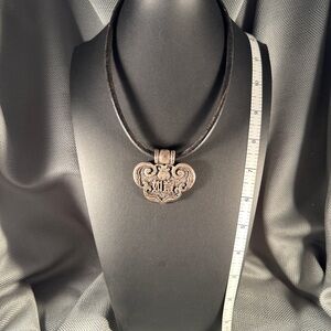 Chico's Black and Silver Statement Necklace